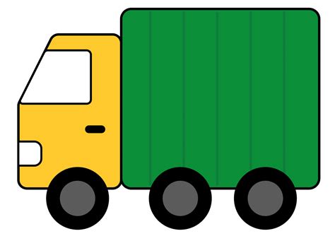 cute truck clipart